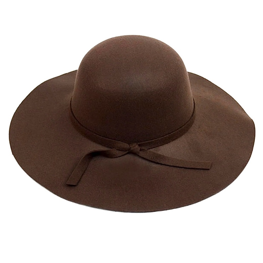 Nollia Women's Floppy Sun Hat with Bowknot - Wide Brim Fashionable Felt …